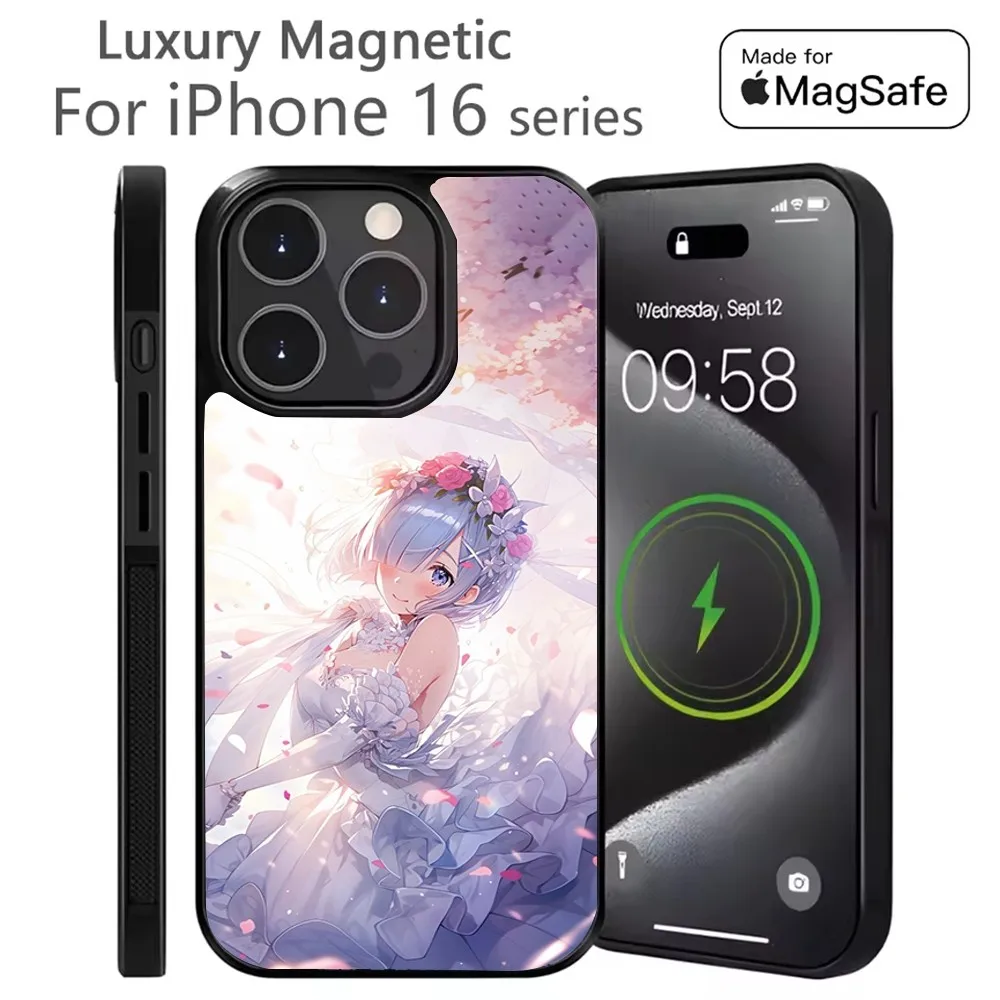 Rem Re Zero Phone Case For iPhone 16,15,14,13,12,11,Plus,Pro,Max Mini Magsafe Magnetic Wireless Charging
Rem Re Zero Phone Case For iPhone 16,15,14,13,12,11,Plus,Pro,Max Mini Magsafe Magnetic Wireless Charging