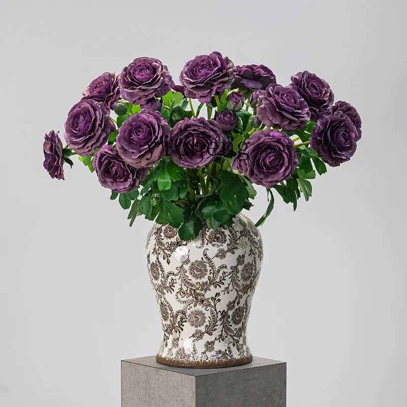 ZK new Chinese retro ceramic vase living room ancient rhyme ornament antique porch hydroponic flower arrangement advanced sense
ZK new Chinese retro ceramic vase living room ancient rhyme ornament antique porch hydroponic flower arrangement advanced sense