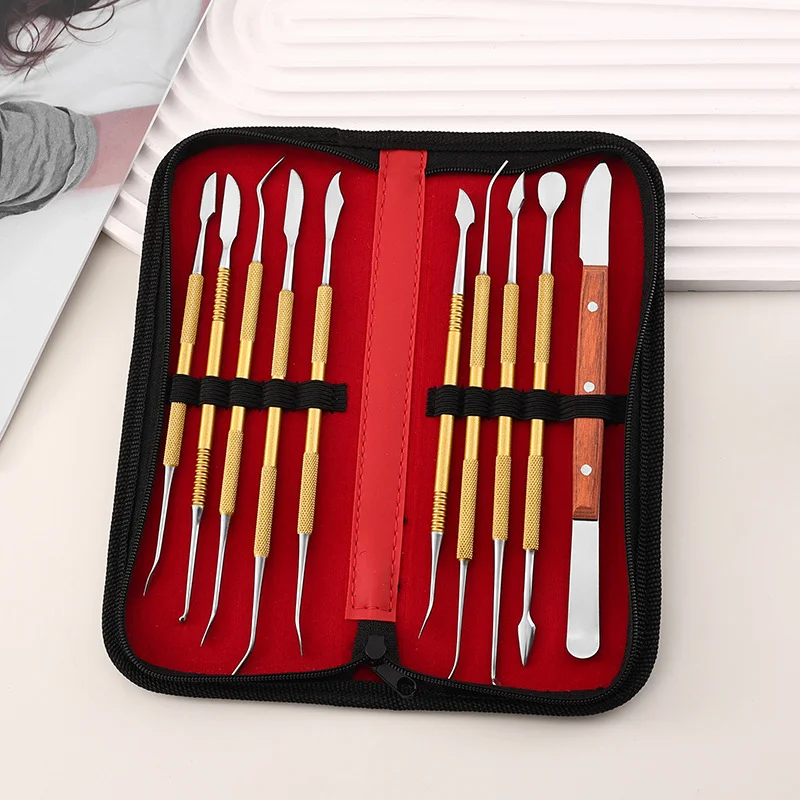 10 шт., стоматологический воск, резьба, штукатурка, шпатель, нож из нержавеющей стали, двойные концы, скульптурные ножи, лезвие, инструменты для наполнения композитной смолой
10 шт., стоматологический воск, резьба, штукатурка, шпатель, нож из нержавеющей стали, двойные концы, скульптурные ножи, лезвие, инструменты для наполнения композитной смолой