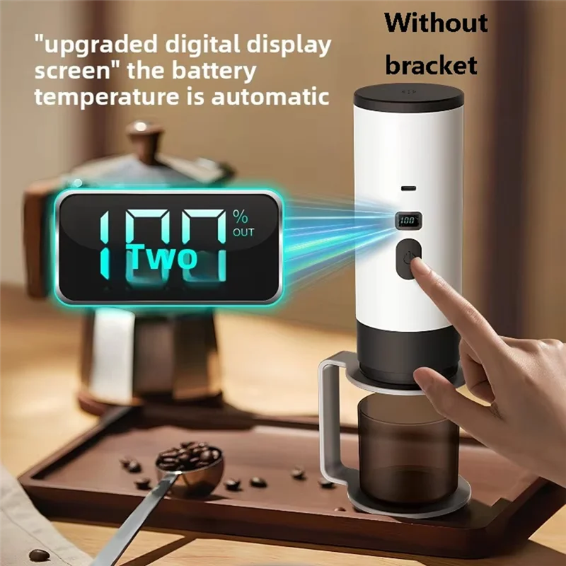 A88E-All-In-One Coffee Maker - Portable Espresso Device With Fast Brew System And Integrated Power Bank
A88E-All-In-One Coffee Maker - Portable Espresso Device With Fast Brew System And Integrated Power Bank