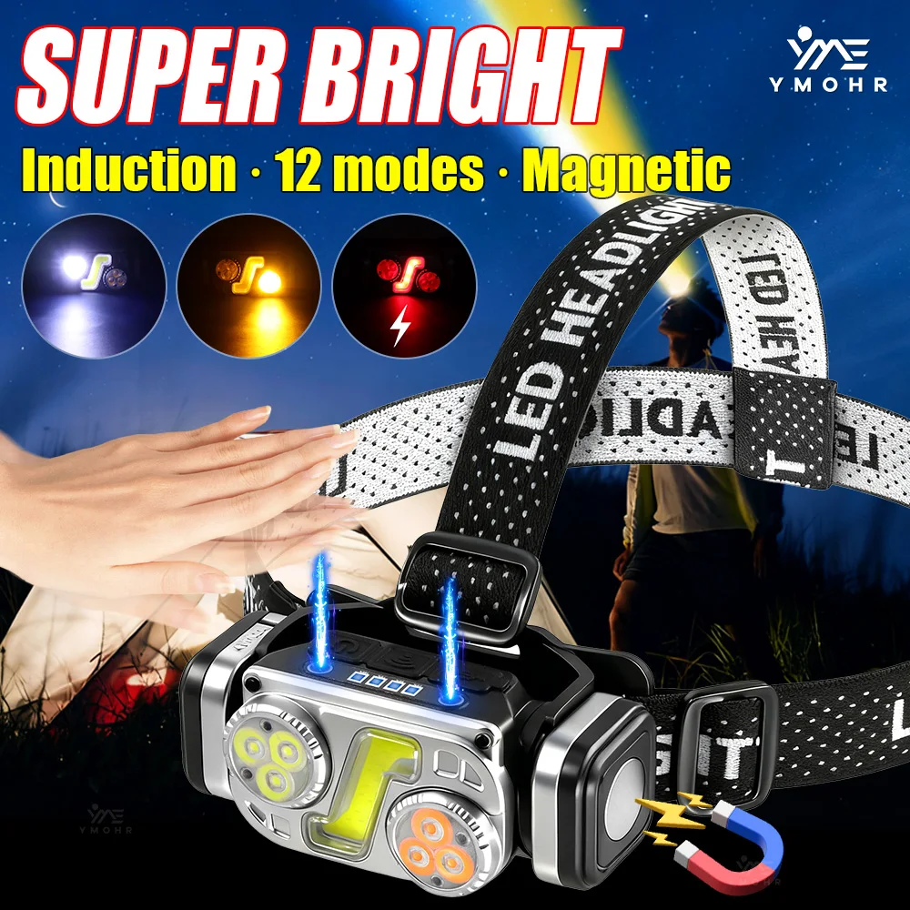 Супер яркий налобный фонарь USB перезаряжаемый светодиодный налобный фонарь с датчиком движения водонепроницаемый налобный фонарь для кемпинга, бега, пешего туризма, рыбалки, Подарок, EDC LED фонарик Портативные фонари
Супер яркий налобный фонарь USB перезаряжаемый светодиодный налобный фонарь с датчиком движения водонепроницаемый налобный фонарь для кемпинга, бега, пешего туризма, рыбалки, Подарок, EDC LED фонарик Портативные фонари