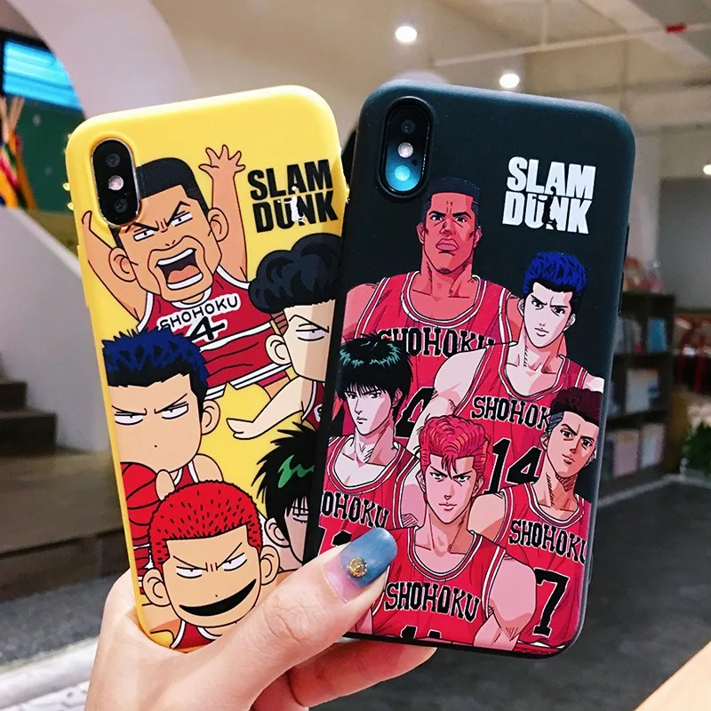 SLAM DUNK Phone Case IPhone X-15 Series Silicone Soft Shell Anime Peripherals Drop Resistant Protection Children's Holiday Gifts
SLAM DUNK Phone Case IPhone X-15 Series Silicone Soft Shell Anime Peripherals Drop Resistant Protection Children's Holiday Gifts