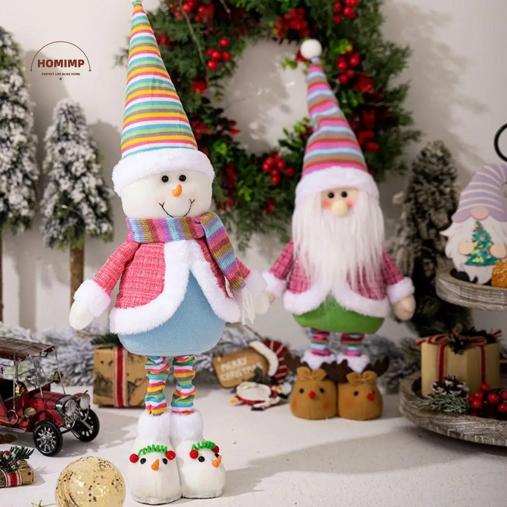 Colorful Christmas Telescopic Doll Ornaments Standing Cute Santa Claus Snowman Retractable Doll Cartoon Long Leg
Colorful Christmas Telescopic Doll Ornaments Standing Cute Santa Claus Snowman Retractable Doll Cartoon Long Leg