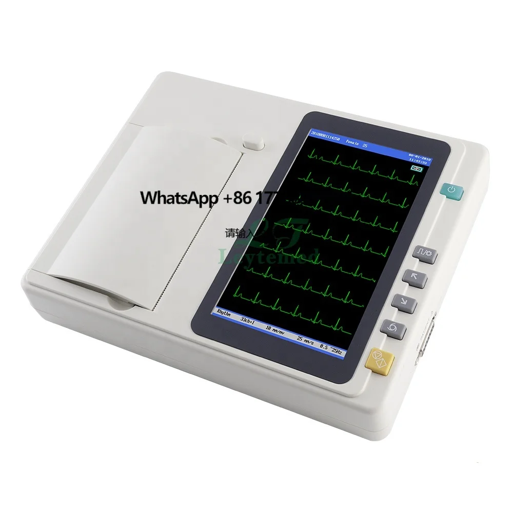 LTSE24 Cheap Price 7 Inch 12 Leads Touch Screen Medical Ekg Portable Ecg Machine 6 Channel
LTSE24 Cheap Price 7 Inch 12 Leads Touch Screen Medical Ekg Portable Ecg Machine 6 Channel