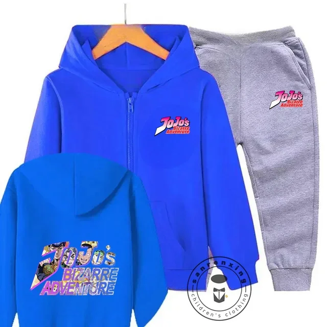 Autumn/Winter Jojo No Kimyō Na Bōken Printed Children's Hoodie Boys and Girls Cartoon Hoodie Children's Sportswear Zipper Set
Autumn/Winter Jojo No Kimyō Na Bōken Printed Children's Hoodie Boys and Girls Cartoon Hoodie Children's Sportswear Zipper Set