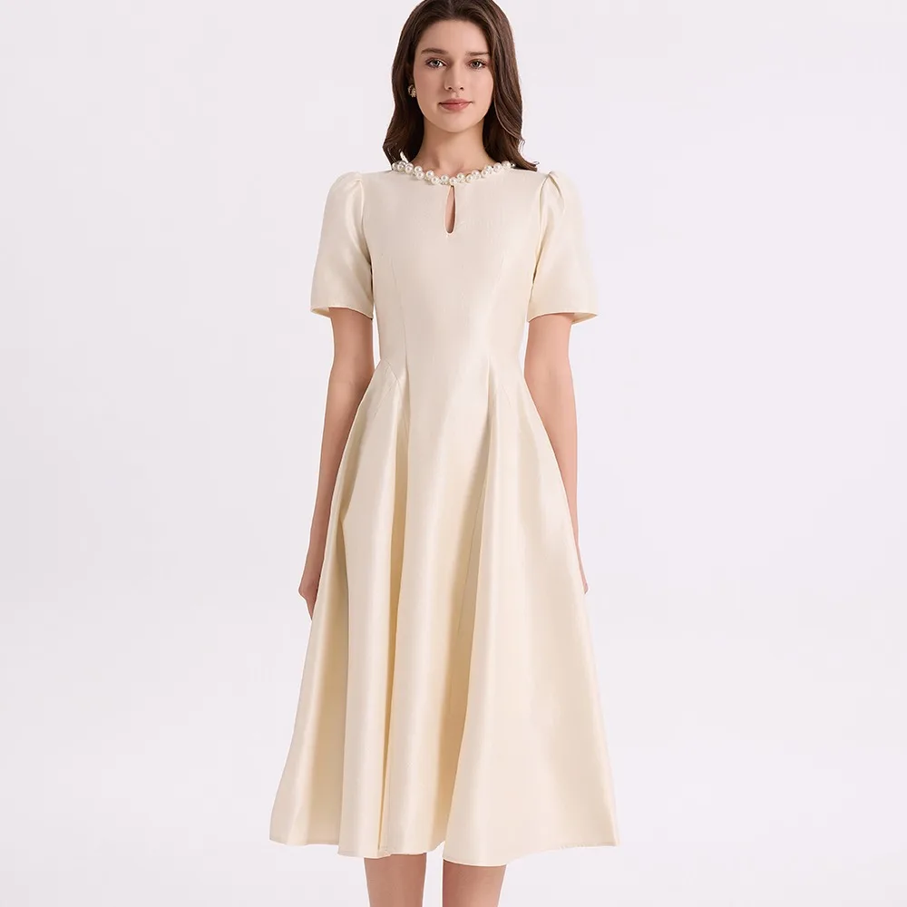 Elegant A-Line Dress Women's Summer High Waist Luxury Sensation Fragrance Style Long Dress Lightweight Exclusive High-End
Elegant A-Line Dress Women's Summer High Waist Luxury Sensation Fragrance Style Long Dress Lightweight Exclusive High-End