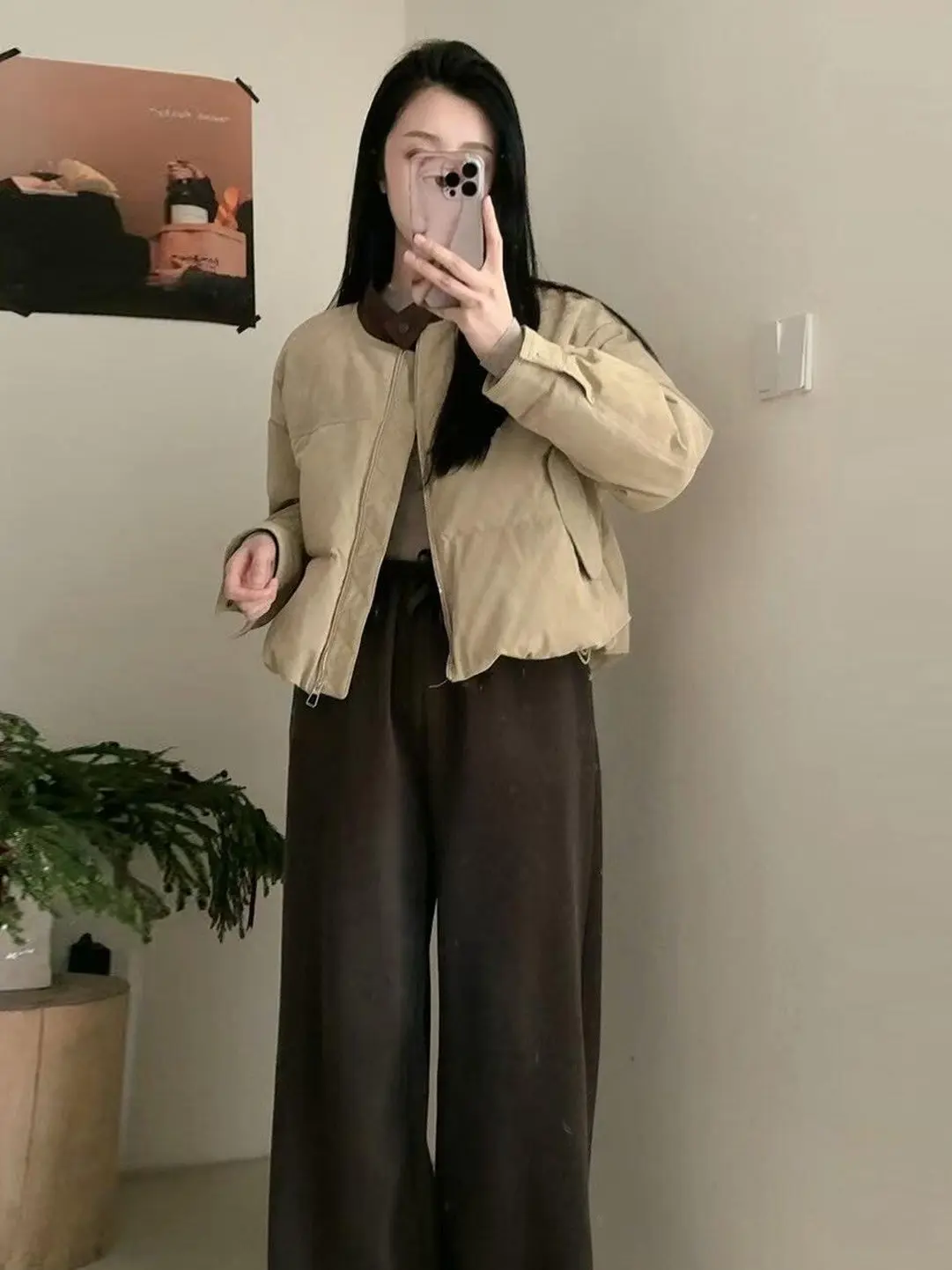 High Quali Khaki round Ne Cotton Jaet Women's Faionable Retro Thi Warm Outerwear Winter 2025 Korean Sle Loose Fit
High Quali Khaki round Ne Cotton Jaet Women's Faionable Retro Thi Warm Outerwear Winter 2025 Korean Sle Loose Fit
