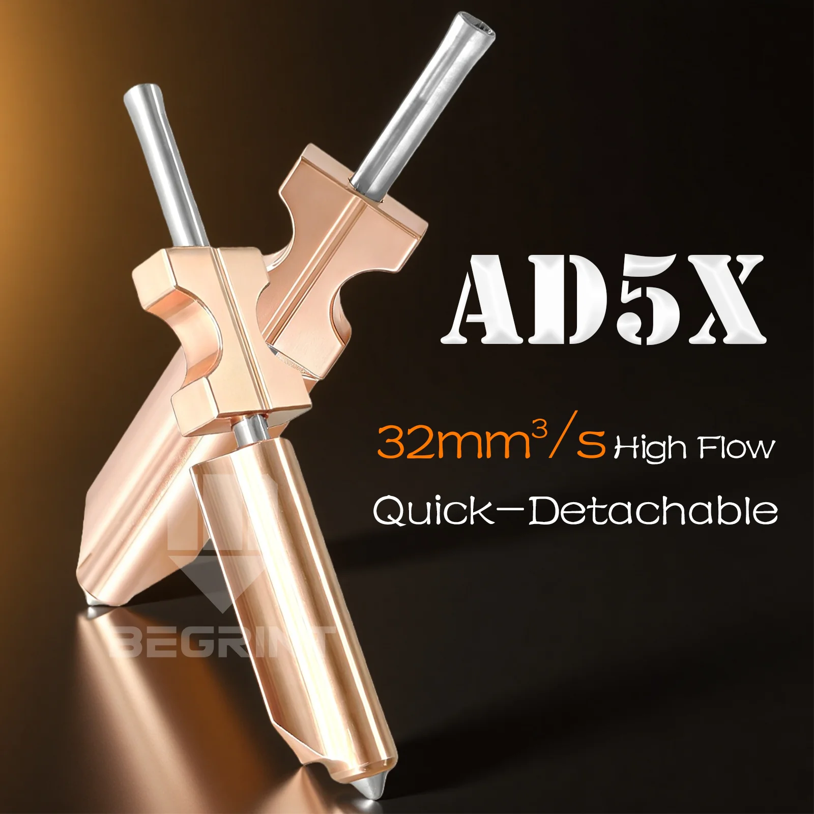 For Flashforge AD5X Integrated Nozzle 0.25mm/0.4mm/0.6mm/0.8mm With Brass Heatsink For Flashforge AD 5X 3D Printer Parts
For Flashforge AD5X Integrated Nozzle 0.25mm/0.4mm/0.6mm/0.8mm With Brass Heatsink For Flashforge AD 5X 3D Printer Parts