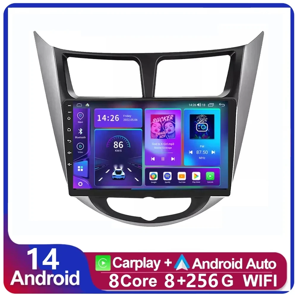 4G+64G Car Radio for Hyundai Solaris Verna Accent 1 2010 -2014 2015 2016 Multimedia Player 2 Din GPS 4G+WIFI DSP Head Unit
4G+64G Car Radio for Hyundai Solaris Verna Accent 1 2010 -2014 2015 2016 Multimedia Player 2 Din GPS 4G+WIFI DSP Head Unit