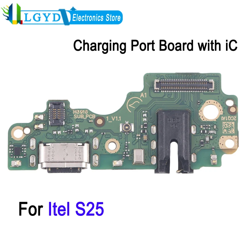 For Itel S25 Charging Port Board with iC, For itel S25 S685LN 2024 Phone USB Charging Board Repair Replacement Part
For Itel S25 Charging Port Board with iC, For itel S25 S685LN 2024 Phone USB Charging Board Repair Replacement Part