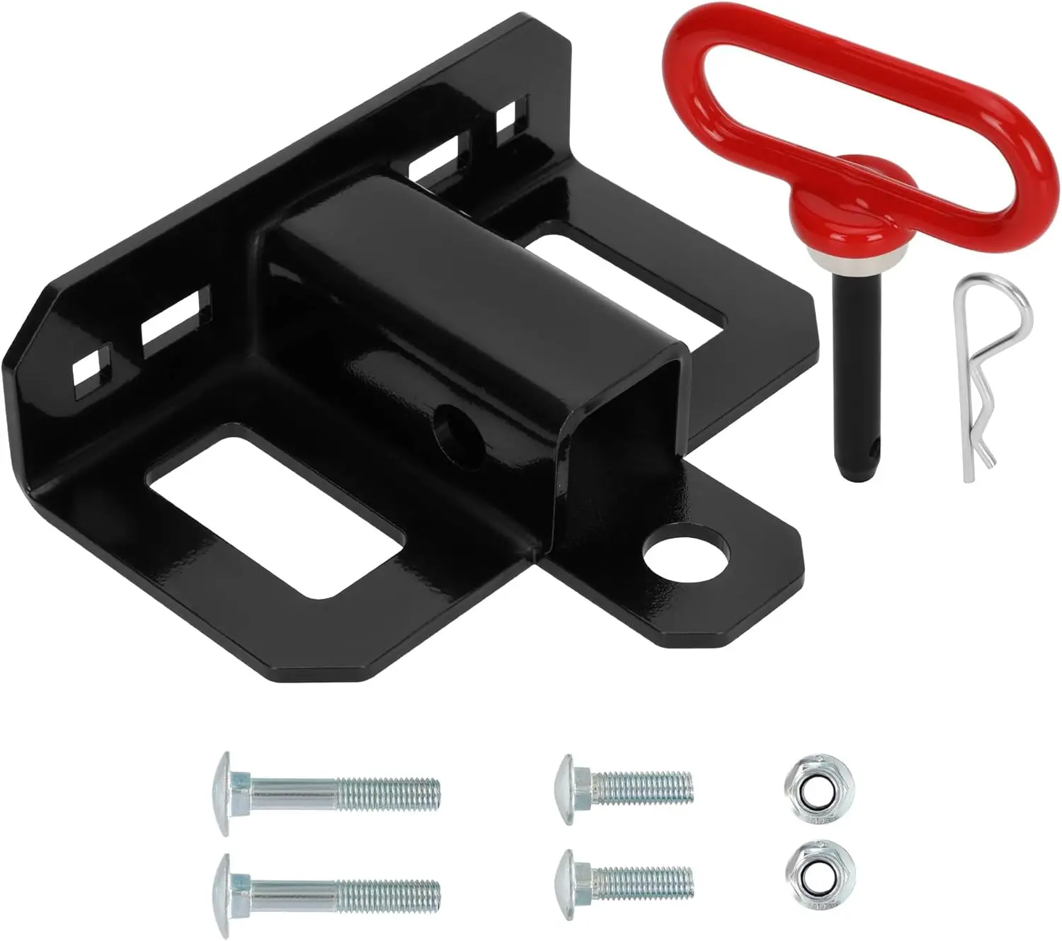 Прицепный сцеп для газонокосилки с нулевым поворотом, приемник 1-1/4 дюйма, сверхмощная оцинкованная сталь, толщина 6 мм, подходит для нескольких моделей
Прицепный сцеп для газонокосилки с нулевым поворотом, приемник 1-1/4 дюйма, сверхмощная оцинкованная сталь, толщина 6 мм, подходит для нескольких моделей
