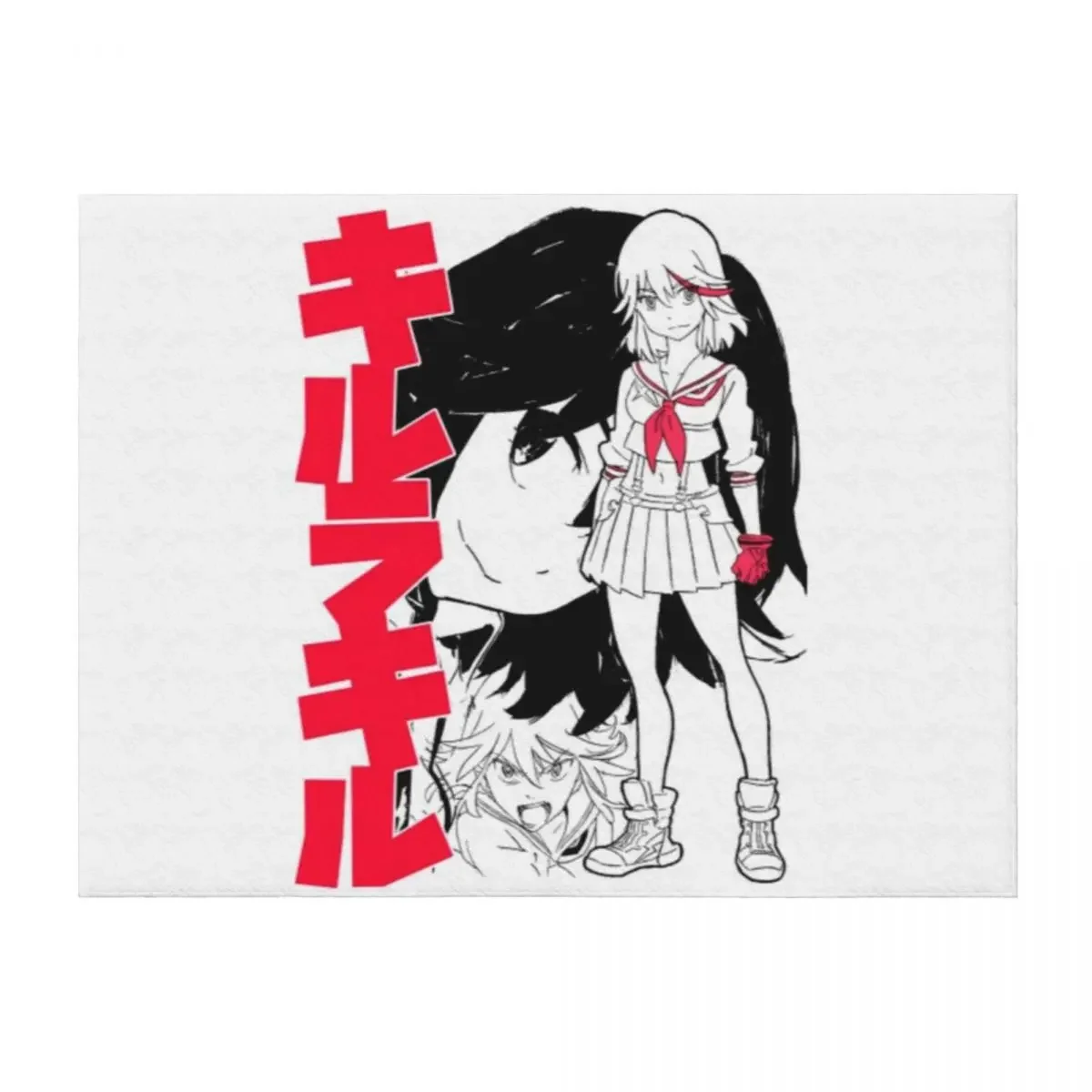Kill La Kill T-ShirtRyu Ko! (black) Throw Blanket Thins Plaid Heavy sofa bed Blankets
Kill La Kill T-ShirtRyu Ko! (black) Throw Blanket Thins Plaid Heavy sofa bed Blankets