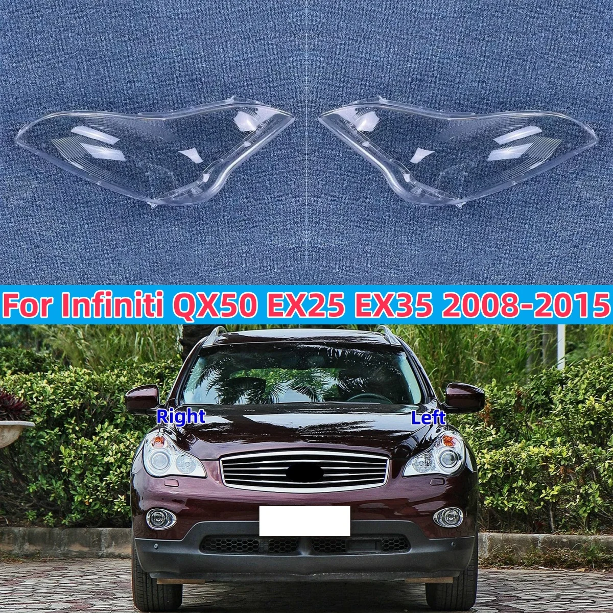 Для Infiniti QX50 EX25 EX35 2008 2009 2010 2011 2012 2013 2014 2015 аксессуары крышка фары замена оригинального абажура
Для Infiniti QX50 EX25 EX35 2008 2009 2010 2011 2012 2013 2014 2015 аксессуары крышка фары замена оригинального абажура