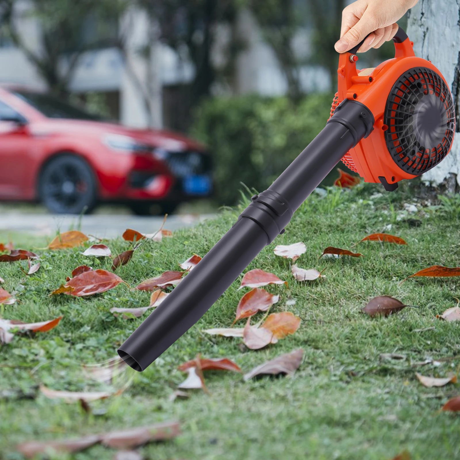 Portable Leaf Blower Gasoline, 260 Type 2 Stroke 0.75kW Handheld Blower 7500RPM, High Speed for Yard Leaves, Road Dust
Portable Leaf Blower Gasoline, 260 Type 2 Stroke 0.75kW Handheld Blower 7500RPM, High Speed for Yard Leaves, Road Dust