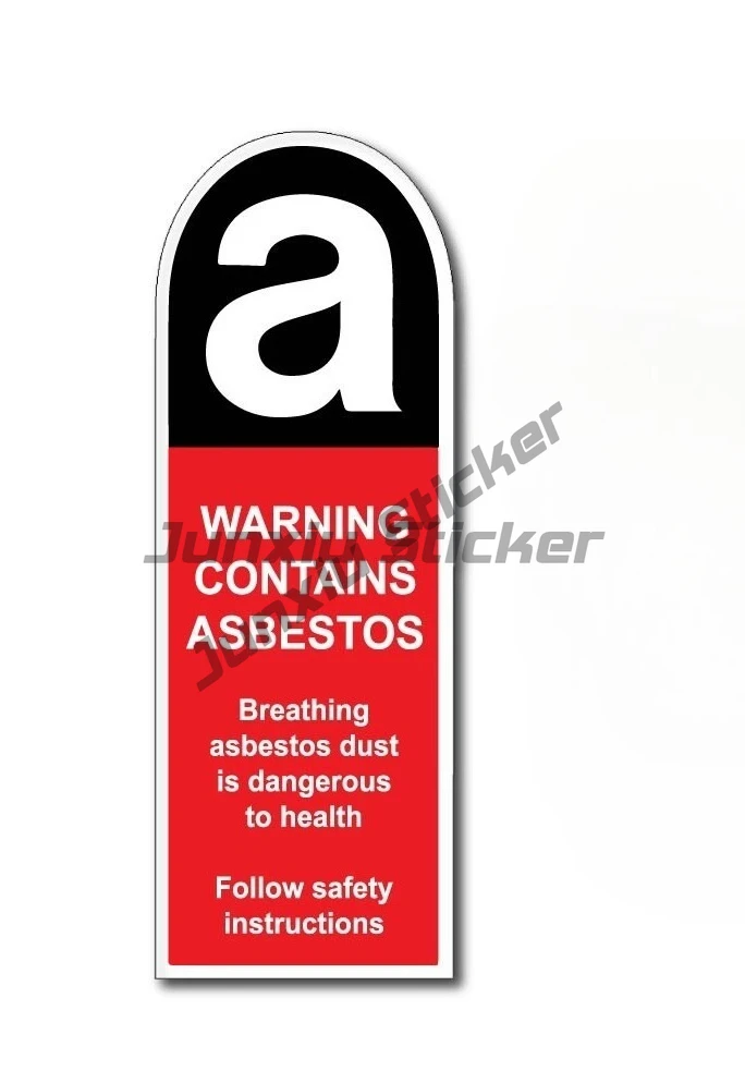 Asbestos Warning Sticker Quality Vinyl Decals
Asbestos Warning Sticker Quality Vinyl Decals