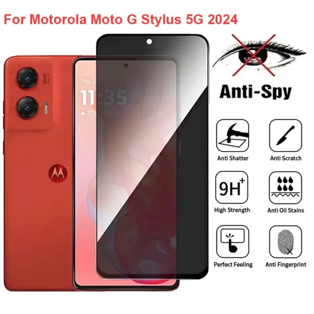 Motorola G Stylus 2024 Anti Spy Privacy Tempered Glass Screen Protector Compatible For Moto Gstylus 5G Phone Film
Motorola G Stylus 2024 Anti Spy Privacy Tempered Glass Screen Protector Compatible For Moto Gstylus 5G Phone Film