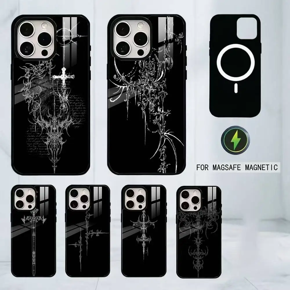 Cyber Sigil Cross Phone Case For iPhone17,16,15,14,13,12,11 Plus,Pro Magnetic For Magsafe Wireless Charging
Cyber Sigil Cross Phone Case For iPhone17,16,15,14,13,12,11 Plus,Pro Magnetic For Magsafe Wireless Charging