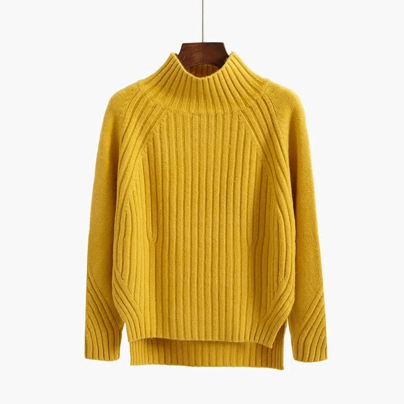 Fashion Half Turtleneck Sweater New Women's Knitted Sweater Pullover 2023 New Spring Autumn Winter Bottoming Shirt Female
Fashion Half Turtleneck Sweater New Women's Knitted Sweater Pullover 2023 New Spring Autumn Winter Bottoming Shirt Female