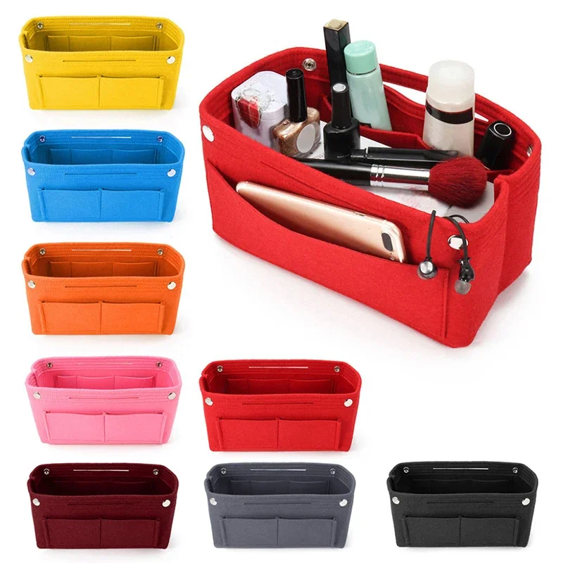 1PC Multifunction Women Felt Insert Bag Multi-Pocket Makeup Cosmetic Bags Travel Inner Purse Portable Handbag Organizer Vintage
1PC Multifunction Women Felt Insert Bag Multi-Pocket Makeup Cosmetic Bags Travel Inner Purse Portable Handbag Organizer Vintage