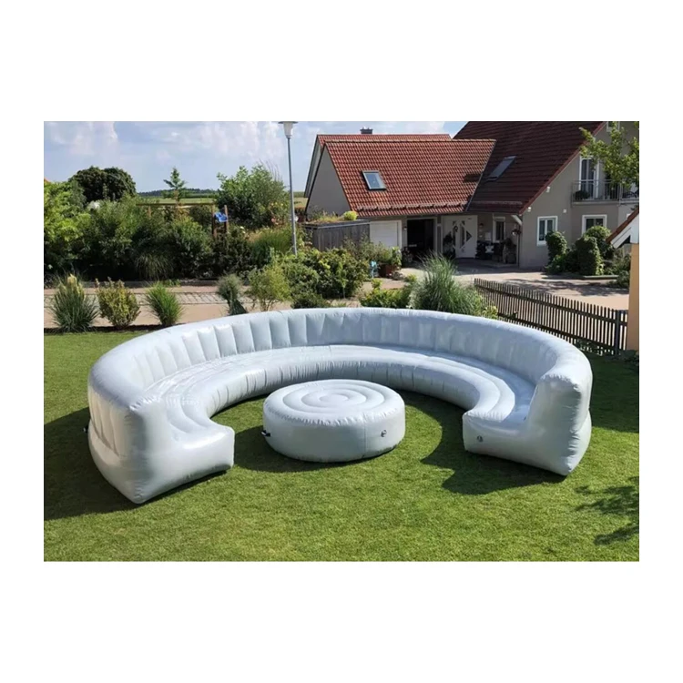 Commercial Inflatable Round Sofa with Table Sofa Bed Factory Price Inflatable Couch Leisure Garden Furniture
Commercial Inflatable Round Sofa with Table Sofa Bed Factory Price Inflatable Couch Leisure Garden Furniture