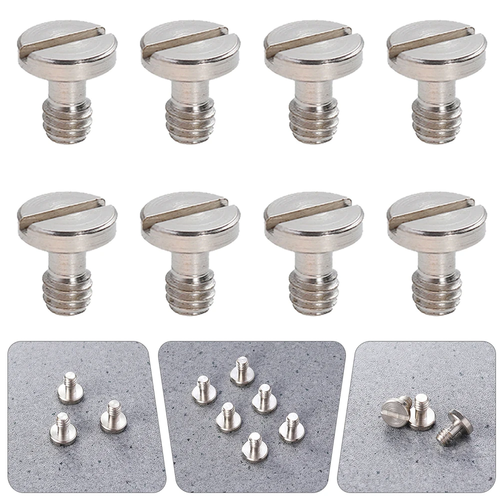 8 Pcs Camera Tripod Screw Lightweight Durable Nickel Plated Iron Quick Release Plate Photographer Accessory Easy Store Carry
8 Pcs Camera Tripod Screw Lightweight Durable Nickel Plated Iron Quick Release Plate Photographer Accessory Easy Store Carry