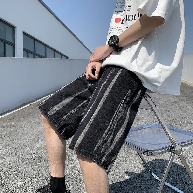 2024 Men Summer Vintage Tie-dyed Denim Shorts Men's Streetwear Loose Wide-leg Shorts Male Casual Short Knee Lenght Jeans F35
2024 Men Summer Vintage Tie-dyed Denim Shorts Men's Streetwear Loose Wide-leg Shorts Male Casual Short Knee Lenght Jeans F35