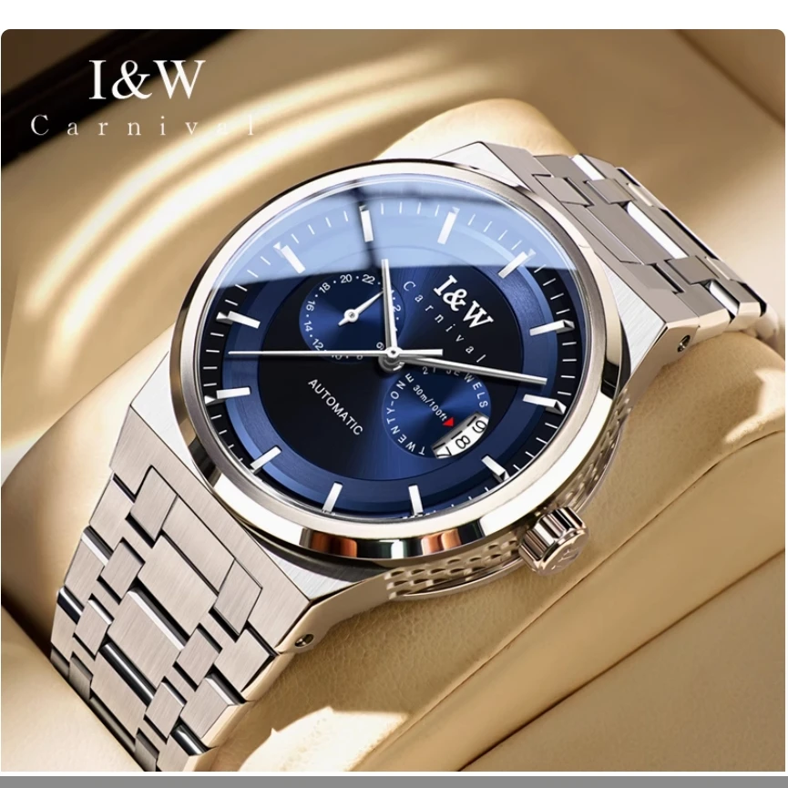 Carnival MIYOTA Automatic Watch for Men Waterproof Luxury Brand Mechanical Men's Watches Sapphire Reloj Hombre Waterproof Clocks
Carnival MIYOTA Automatic Watch for Men Waterproof Luxury Brand Mechanical Men's Watches Sapphire Reloj Hombre Waterproof Clocks