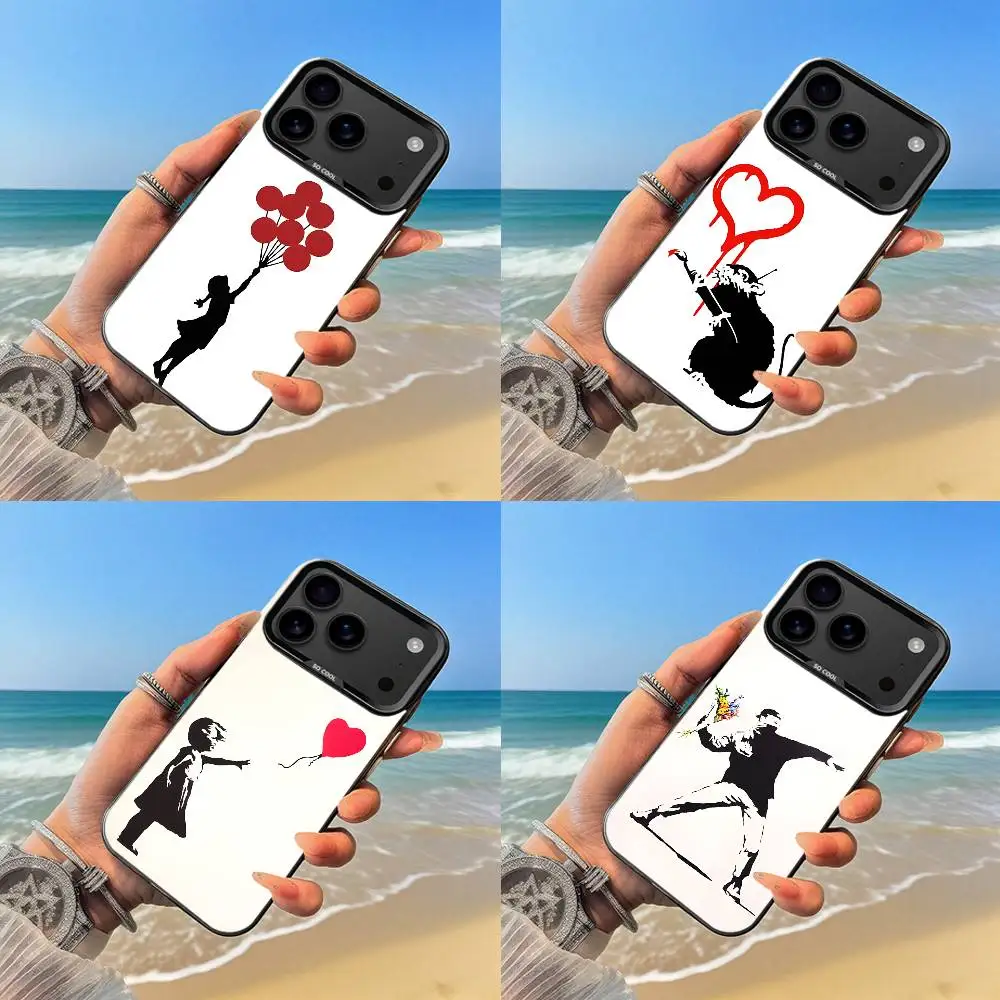 G-Graffiti Artist B-Banksy Phone Case Black case for iPhone17,16,15,14,13,12,Pro,Max,Plus,E,SE4,Air,Mini
G-Graffiti Artist B-Banksy Phone Case Black case for iPhone17,16,15,14,13,12,Pro,Max,Plus,E,SE4,Air,Mini