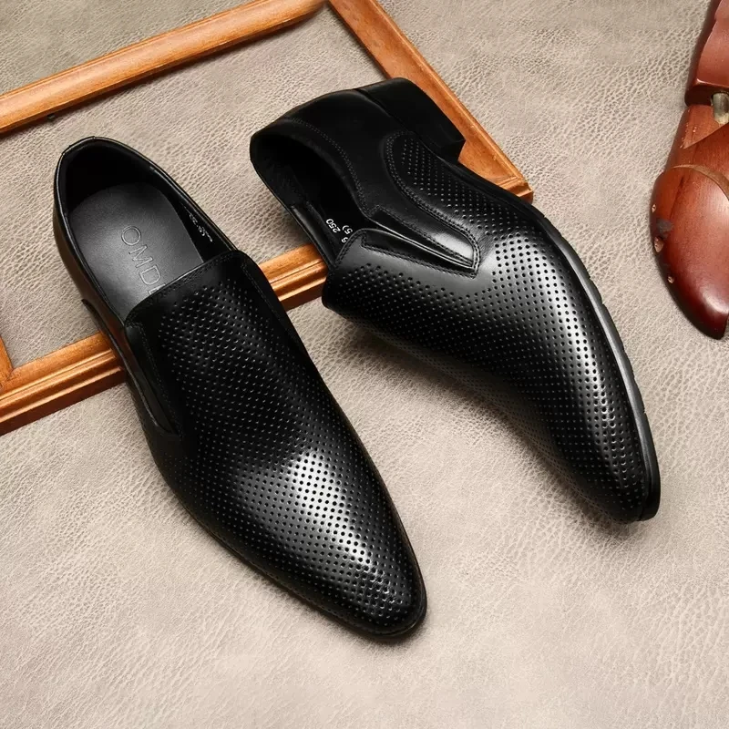 Italian Brown Dress Shoes For Men Genuine Leather Pointed Toe Ormal Wedding Slip On Loafers Men Black Luxury Oxford Leather Shoe
Italian Brown Dress Shoes For Men Genuine Leather Pointed Toe Ormal Wedding Slip On Loafers Men Black Luxury Oxford Leather Shoe