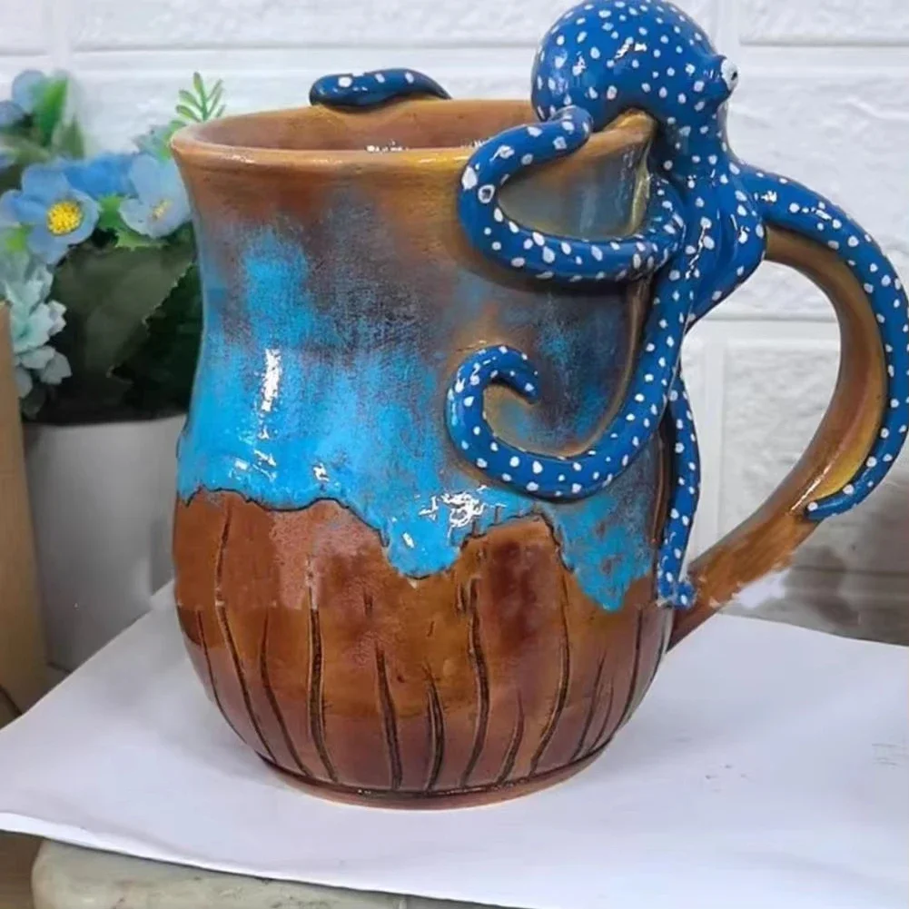 3D кофейная кружка из смолы в виде осьминога, креативная поворотная кружка с щупальцевой ручкой осьминога, темно-синяя кружка в виде осьминога, кофейная молочная кружка с океанскими животными
3D кофейная кружка из смолы в виде осьминога, креативная поворотная кружка с щупальцевой ручкой осьминога, темно-синяя кружка в виде осьминога, кофейная молочная кружка с океанскими животными