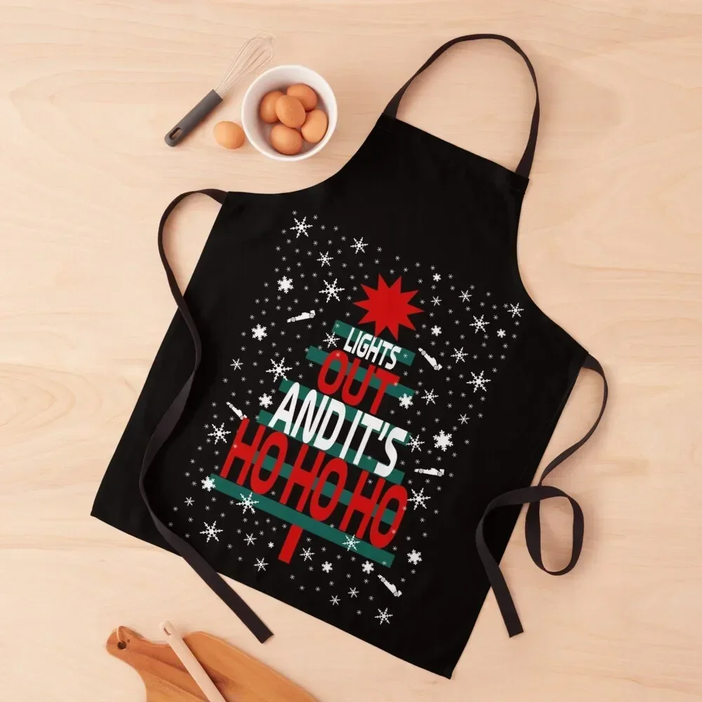 Its Lights Out And Ho Ho Ho F1 Christmas Apron Christmas gift men's barbecue Kitchen Chef chef for man Apron
Its Lights Out And Ho Ho Ho F1 Christmas Apron Christmas gift men's barbecue Kitchen Chef chef for man Apron