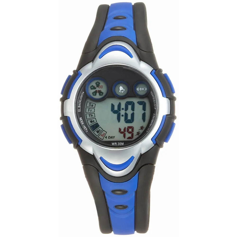 Pse-276 LED Digital Sports Watch for Blue 30M Waterproof Alarm Date Display Stopwatch Function Hourly Chime
Pse-276 LED Digital Sports Watch for Blue 30M Waterproof Alarm Date Display Stopwatch Function Hourly Chime