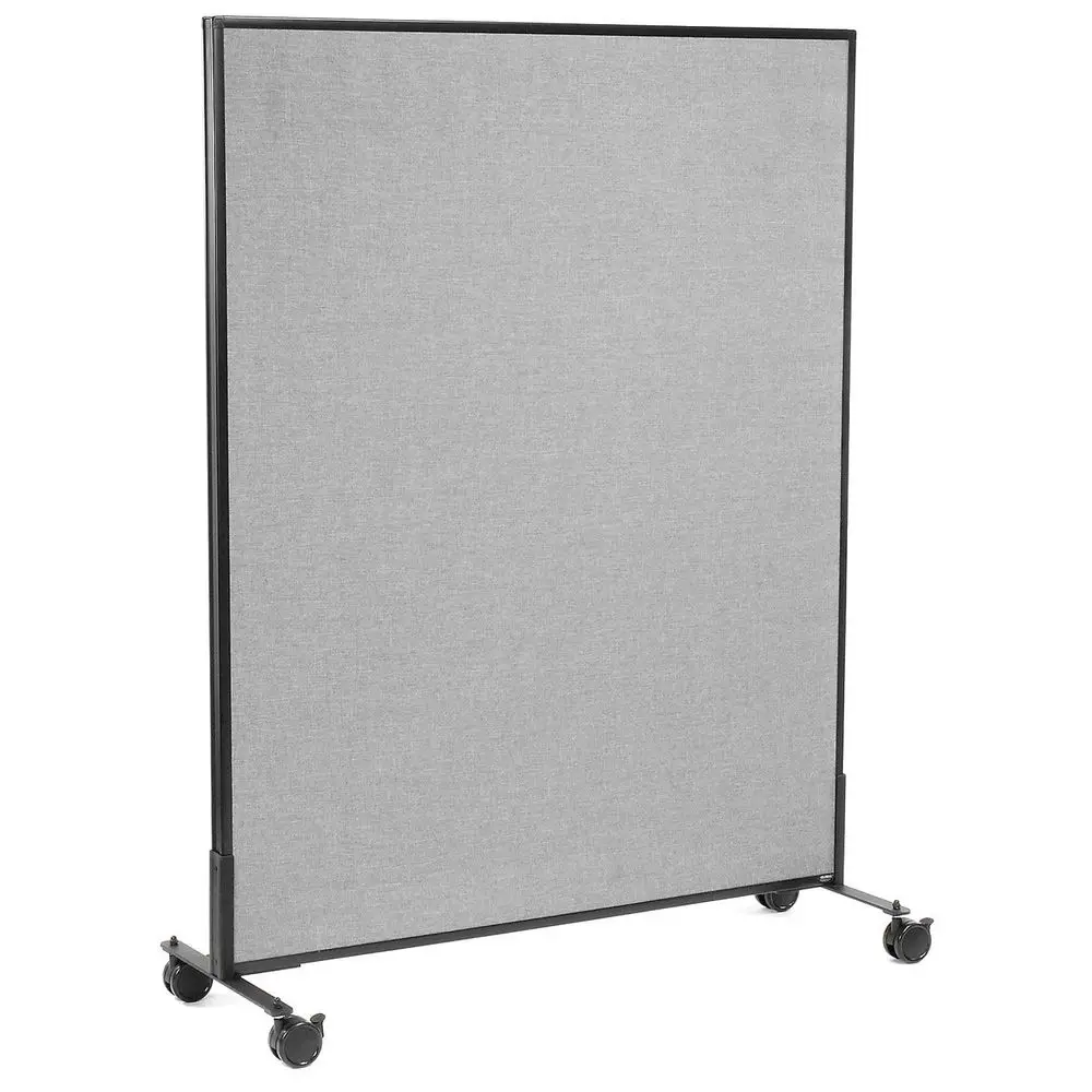 Gray 48.25 Wide x 63 Tall Mobile Office Partition Panel
Gray 48.25 Wide x 63 Tall Mobile Office Partition Panel