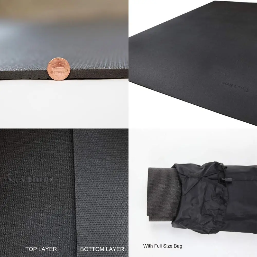 8x5ft High-Density Exercise Mat, 6mm Thick, Ideal for Home Cardio, Yoga, and Gym Workouts, Black
8x5ft High-Density Exercise Mat, 6mm Thick, Ideal for Home Cardio, Yoga, and Gym Workouts, Black