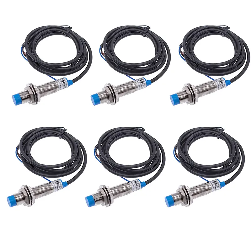 6PCS M12 Metal Detection Sensor 4mm Distance Waterproof Normally Open NO Normally Closed NC NPN PNP 3-wire Proximity Switch
6PCS M12 Metal Detection Sensor 4mm Distance Waterproof Normally Open NO Normally Closed NC NPN PNP 3-wire Proximity Switch