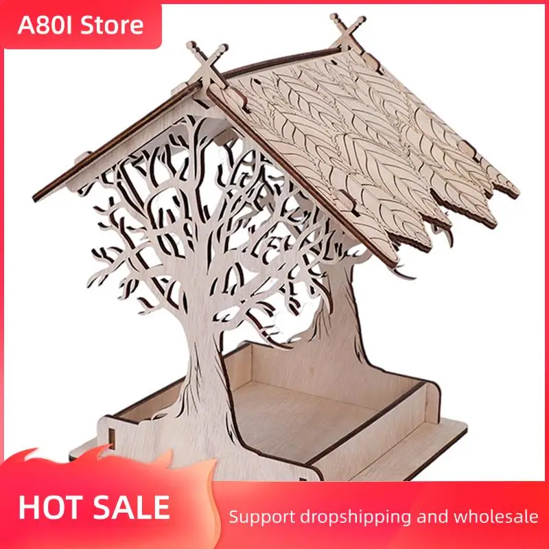 A80I Wooden Bird Feeder Hanging Drinker For Garden Yard Garden Decor Roof Outside Bird Feeders-B Durable Easy Install Easy To Us
A80I Wooden Bird Feeder Hanging Drinker For Garden Yard Garden Decor Roof Outside Bird Feeders-B Durable Easy Install Easy To Us