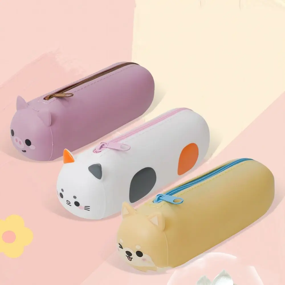 Large Capacity Silicone Pencil Case Soft Texture Cartoon Design Portable Stationery Box Portable Size Silicone Material
Large Capacity Silicone Pencil Case Soft Texture Cartoon Design Portable Stationery Box Portable Size Silicone Material