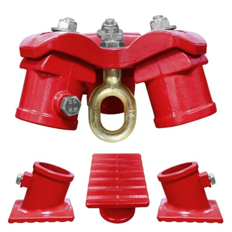 4400 Lbs Tripod HeadTripod Base Set Tripod Lifting Hoist with 360 Rotation Ring for Hand Chain Hoist Lever Chain Hoist Angle-Ad
4400 Lbs Tripod HeadTripod Base Set Tripod Lifting Hoist with 360 Rotation Ring for Hand Chain Hoist Lever Chain Hoist Angle-Ad