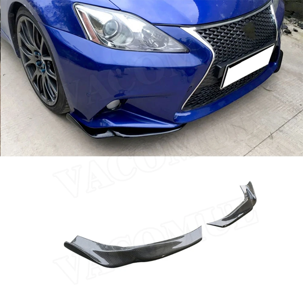 Разветвители VACOMUL для переднего бампера из углеродного волокна для Lexus IS250 300 350 IS F Sport Sedan 4Door 06-2012, передние щитки, спойлер FRP
Разветвители VACOMUL для переднего бампера из углеродного волокна для Lexus IS250 300 350 IS F Sport Sedan 4Door 06-2012, передние щитки, спойлер FRP