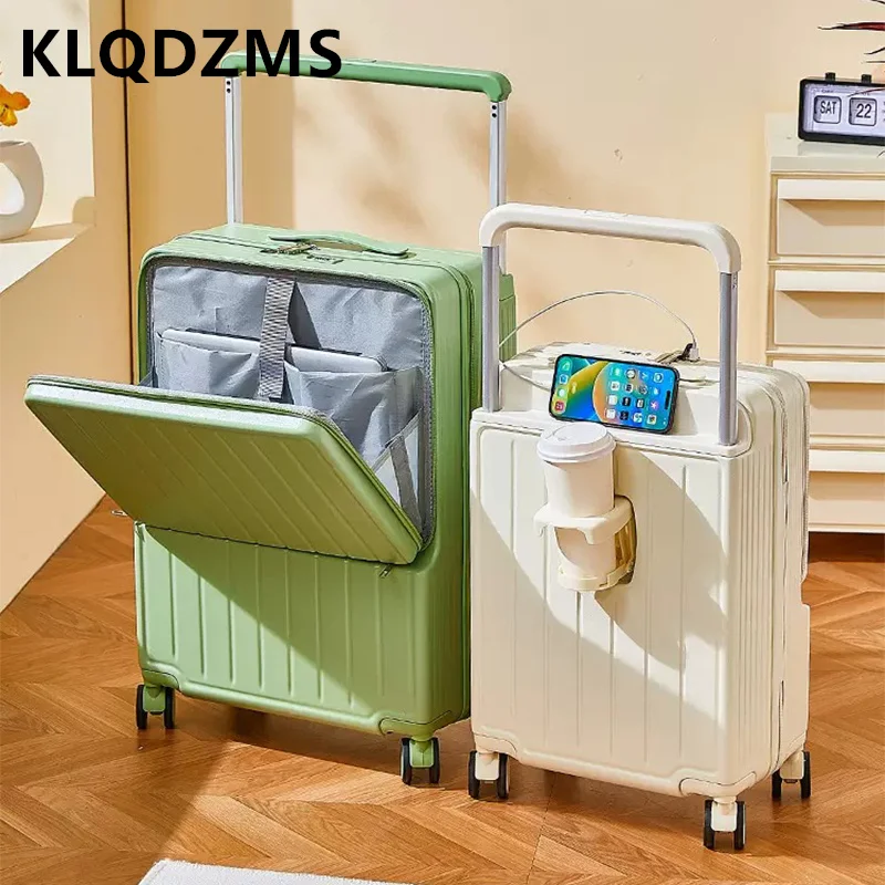 KLQDZMS Female Luggage 2026 New Front Opening Multifunctional Suitcase With Large Capacity And Wide Pull Rod Travel Password Box
KLQDZMS Female Luggage 2026 New Front Opening Multifunctional Suitcase With Large Capacity And Wide Pull Rod Travel Password Box