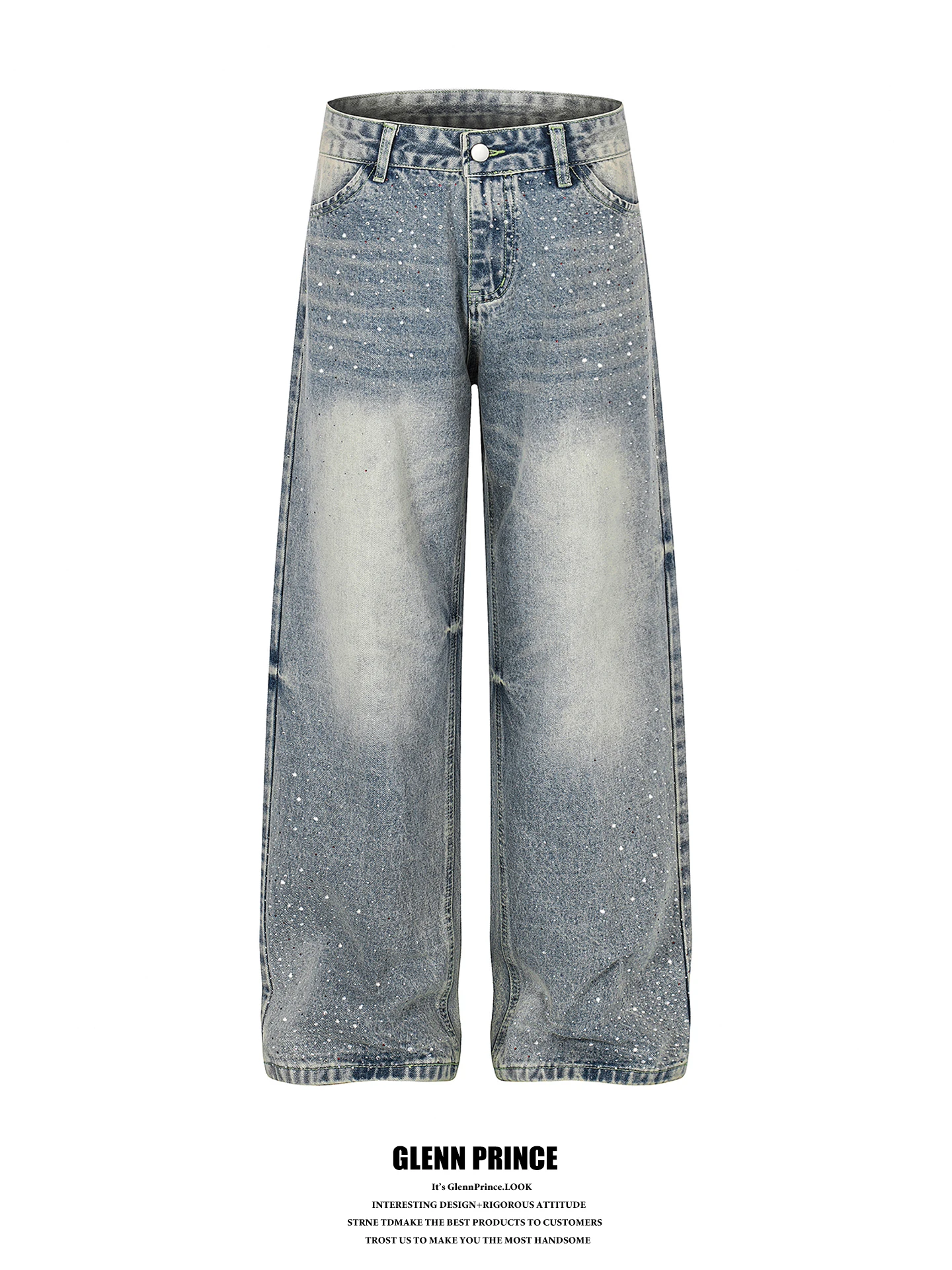 American Retro Washed Flashing Diamond Jeans Men's 2026 Popular High Quality Couples Jeans Youth Casual Cotton Polyester
American Retro Washed Flashing Diamond Jeans Men's 2026 Popular High Quality Couples Jeans Youth Casual Cotton Polyester