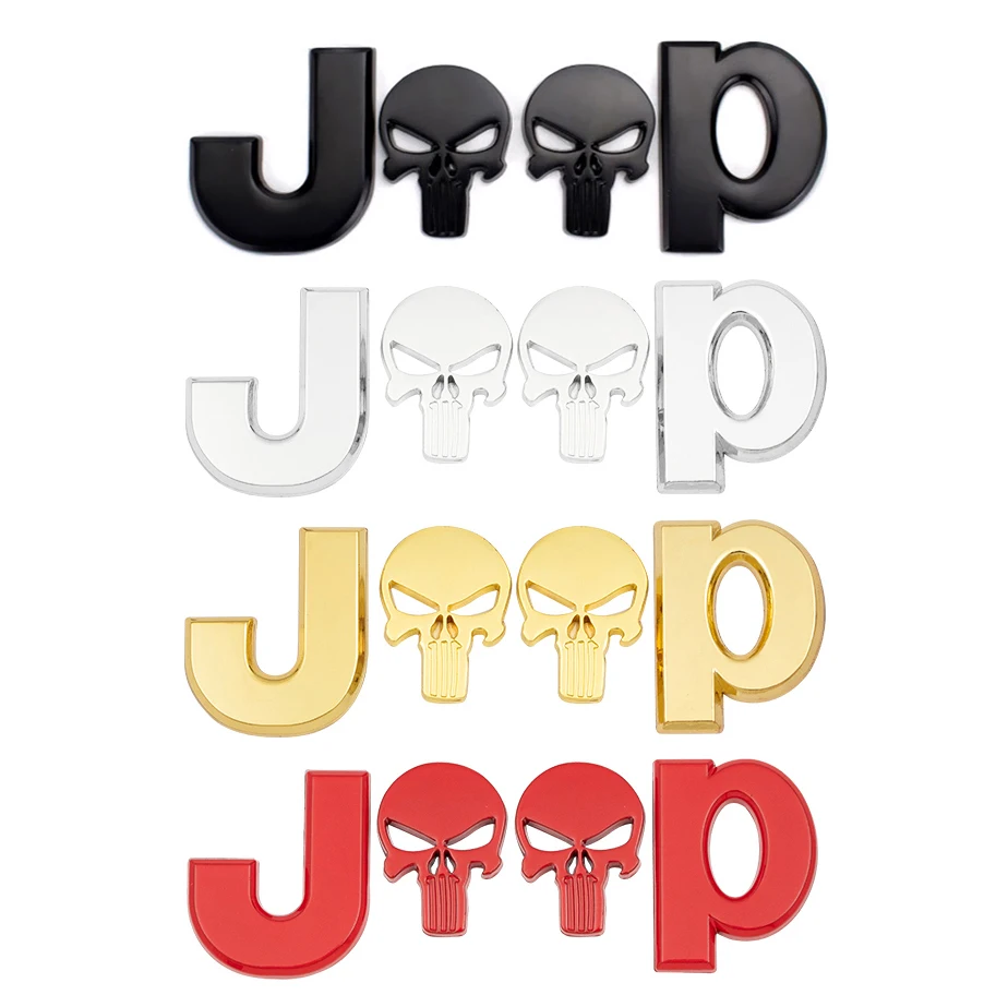 Marvel Punisher Skull Metal Car Side Body Sticker Auto Front Emblem Badge for Jeep Wrangler Cherokee Compass Liberty Renegade
Marvel Punisher Skull Metal Car Side Body Sticker Auto Front Emblem Badge for Jeep Wrangler Cherokee Compass Liberty Renegade