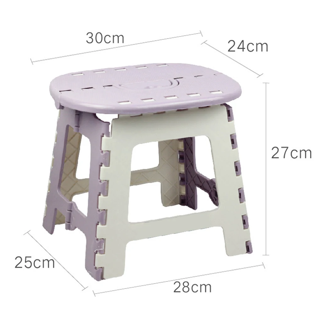 Plastic Folding Chair Foldable Stool Portable Chairs Lightweight Household Collapsible Purple Foot Stool Easy Storage Space
Plastic Folding Chair Foldable Stool Portable Chairs Lightweight Household Collapsible Purple Foot Stool Easy Storage Space