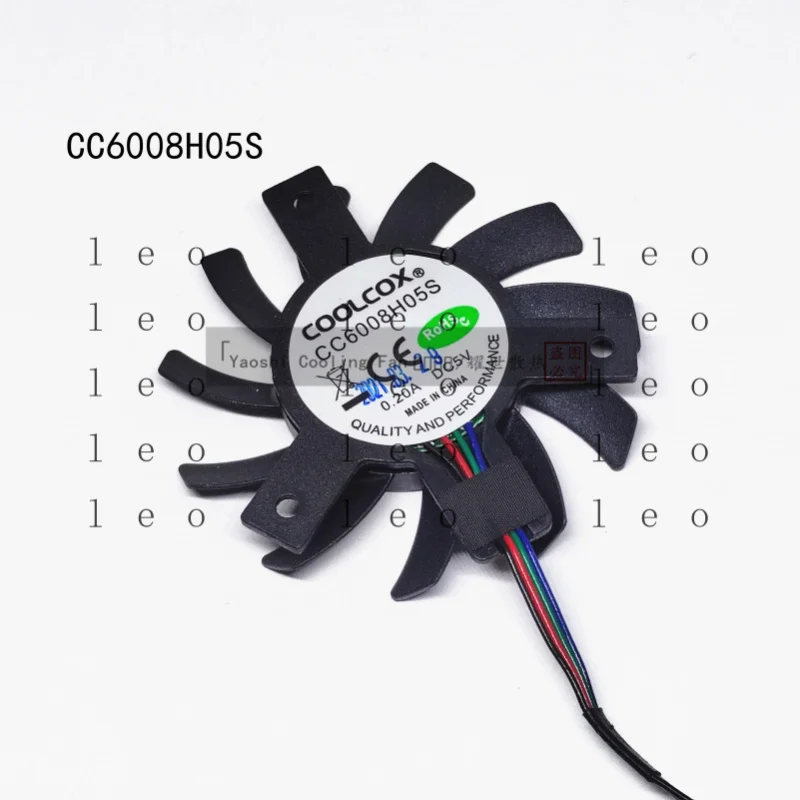 Оригинальный вентилятор COOLCOX CC6008H05S диаметром 5,5 см, расстояние между отверстиями 4,0 см, модель DF601012MB.
Оригинальный вентилятор COOLCOX CC6008H05S диаметром 5,5 см, расстояние между отверстиями 4,0 см, модель DF601012MB.