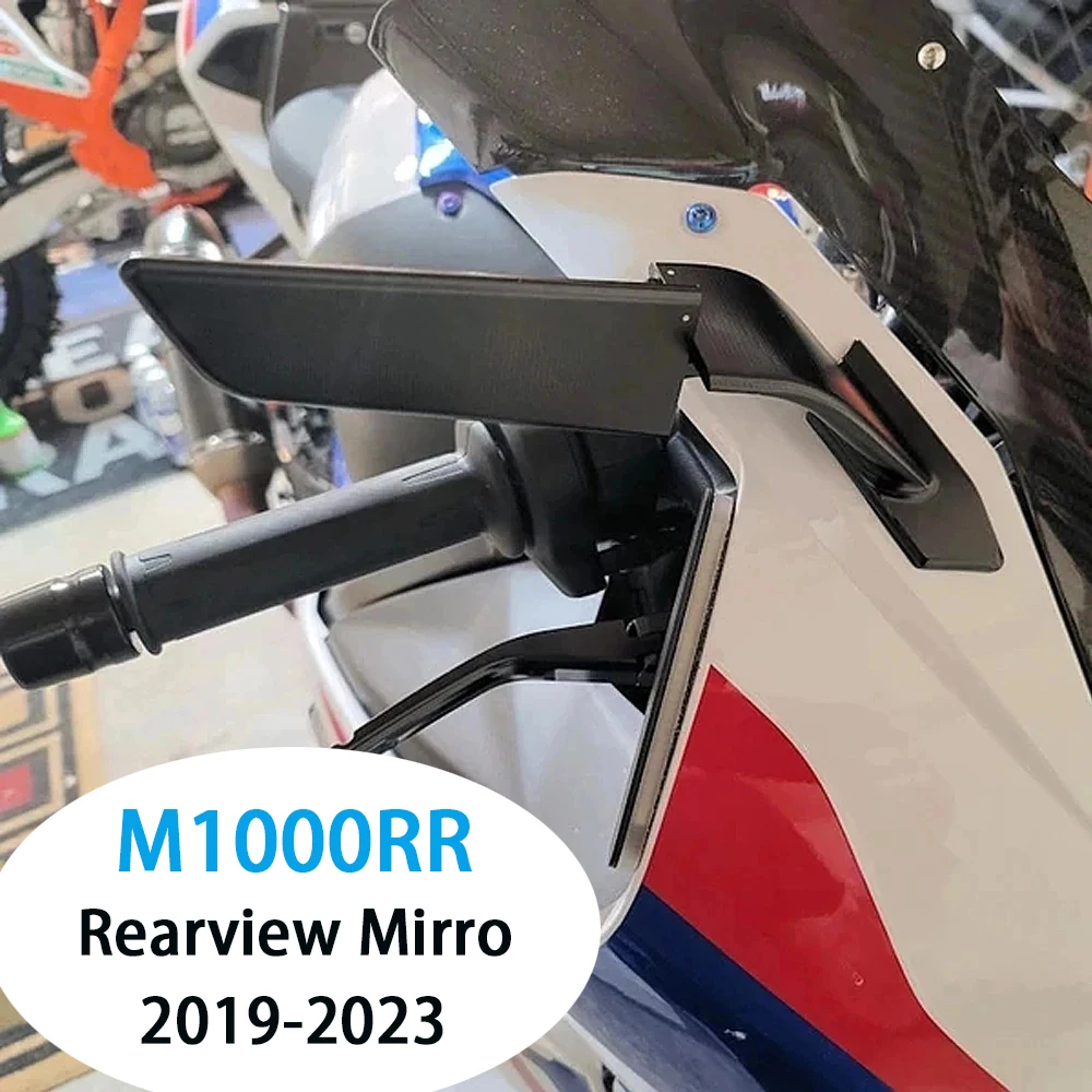 With Logo M1000RR Mirror (for BMW M1000RR 2019 -2023 Sport Stealth Wing Mirror Kit) Adjustable Stealth Mirror S1000RR M1000 RR
With Logo M1000RR Mirror (for BMW M1000RR 2019 -2023 Sport Stealth Wing Mirror Kit) Adjustable Stealth Mirror S1000RR M1000 RR