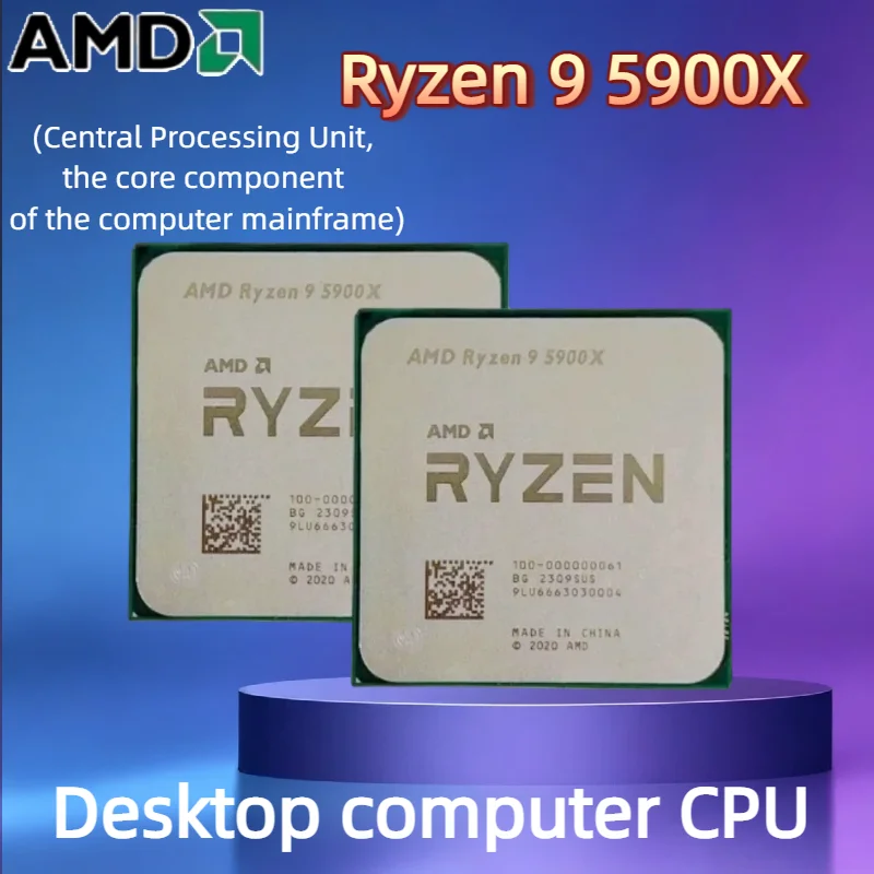 AMD Ryzen 9 5900X R9 5900X 3.7GHz--4.8GHz 7NM 12-Core 24-Thread L2=6MB L3=64M Socket AM4 CPU Processor Hot Sale
AMD Ryzen 9 5900X R9 5900X 3.7GHz--4.8GHz 7NM 12-Core 24-Thread L2=6MB L3=64M Socket AM4 CPU Processor Hot Sale