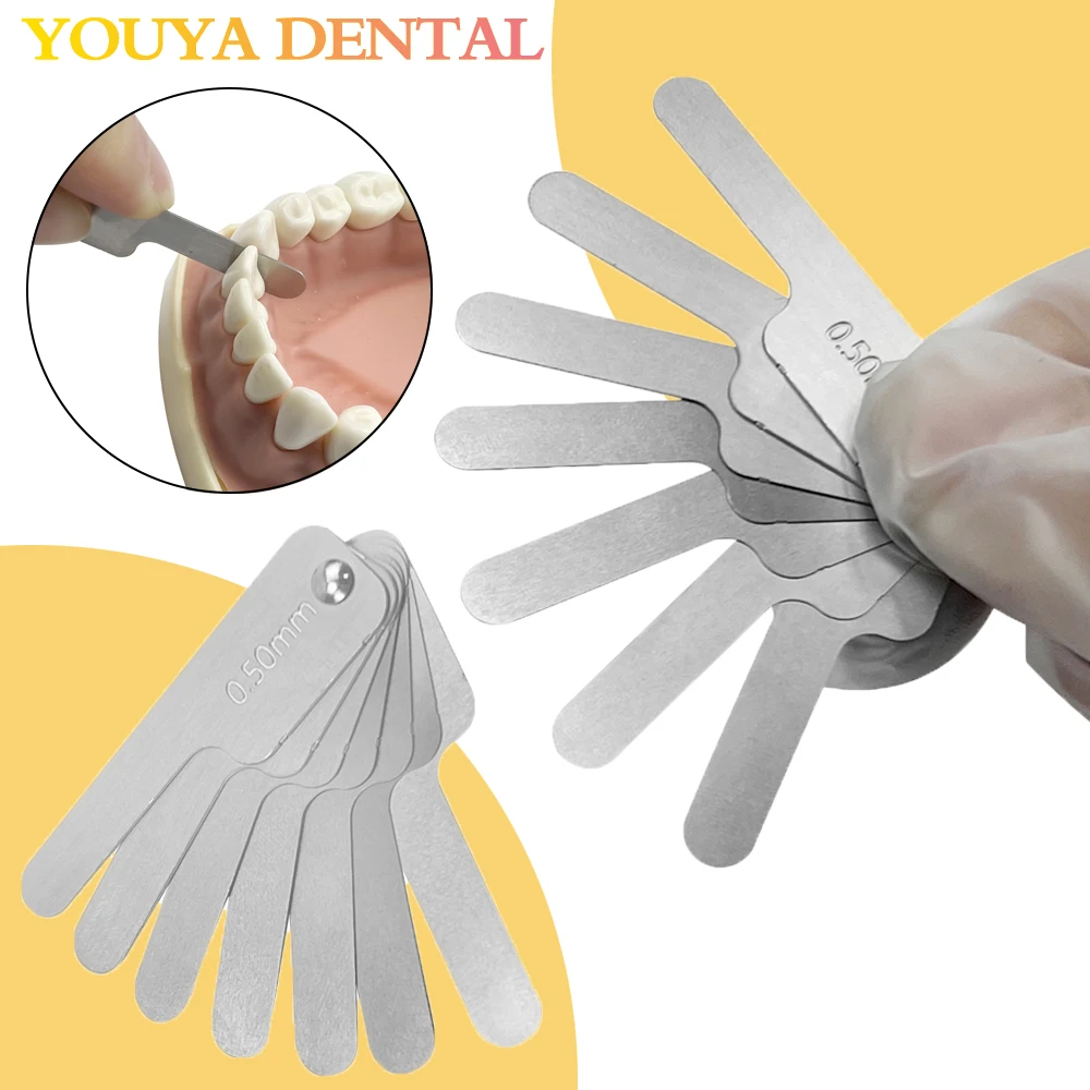 1pcs Dental Interproximal Reduction Gauge Ruler Orthodontic Treatment Tools 0.1-0.5 MM IPR Tooth Gap Measuring Ruler
1pcs Dental Interproximal Reduction Gauge Ruler Orthodontic Treatment Tools 0.1-0.5 MM IPR Tooth Gap Measuring Ruler