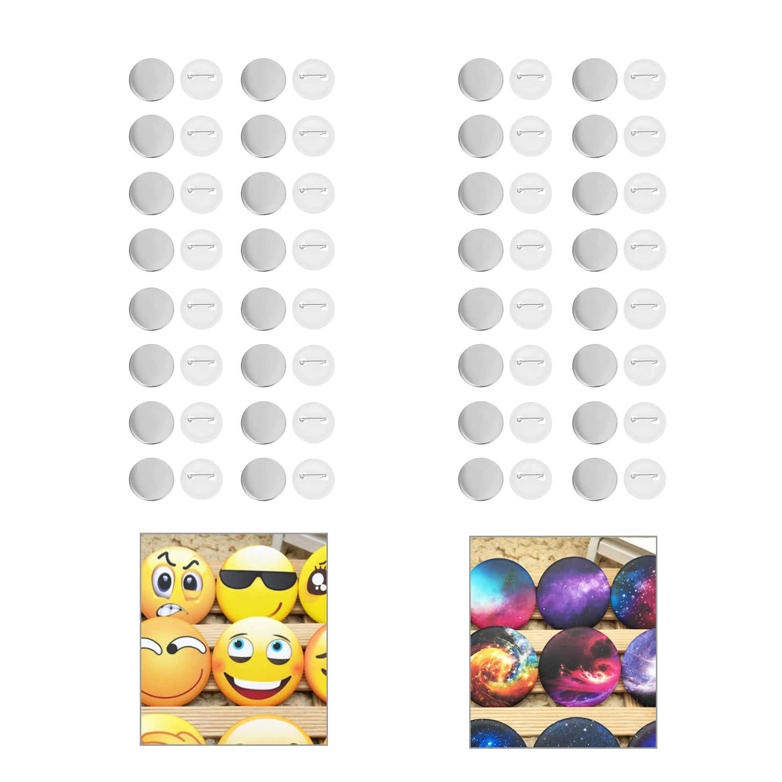 Plastic Button Unfinished Diy Crafts Kit 44Mm Blank Pin Badges For Shirt Hat Decor Handmade Badge Parts Unfinished Button
Plastic Button Unfinished Diy Crafts Kit 44Mm Blank Pin Badges For Shirt Hat Decor Handmade Badge Parts Unfinished Button