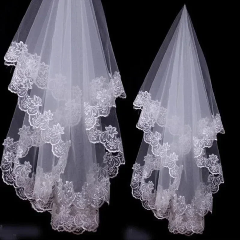 Women Bridal Short Wedding Veil White One Layer Lace Flower Edge Appliques
Women Bridal Short Wedding Veil White One Layer Lace Flower Edge Appliques