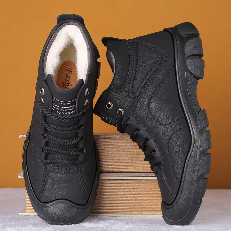 New Snow Boots Protective and Wear-resistant Sole Man Boots Warm and Comfortable Winter Walking Boots
New Snow Boots Protective and Wear-resistant Sole Man Boots Warm and Comfortable Winter Walking Boots